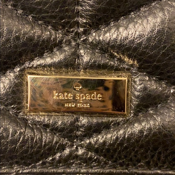 NEW Kate Spade Patent Leather Quilted Crossbody - Picture 3 of 7